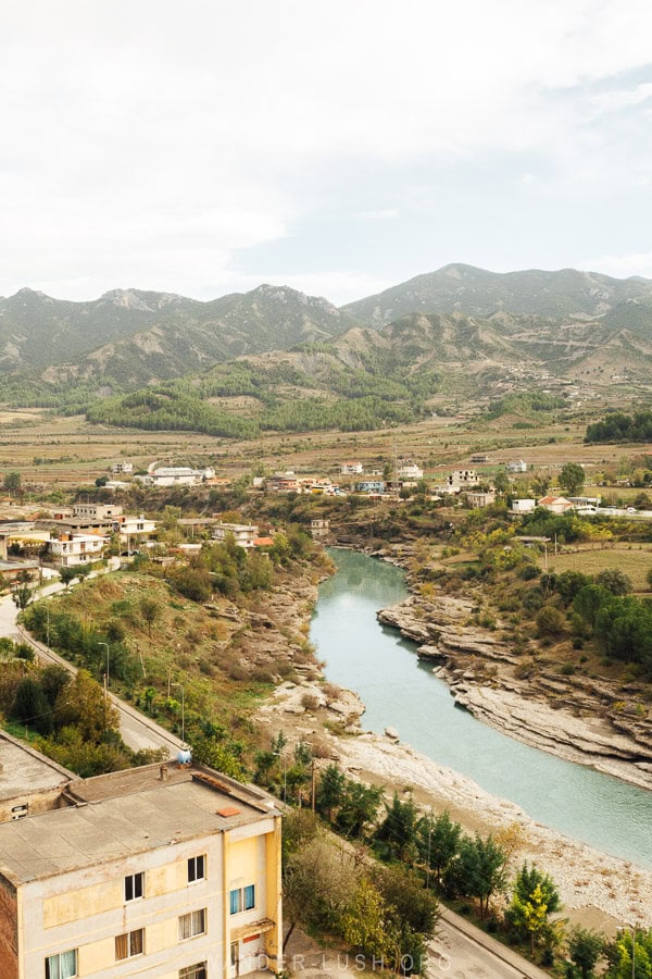 The Vjosa River in Permet.