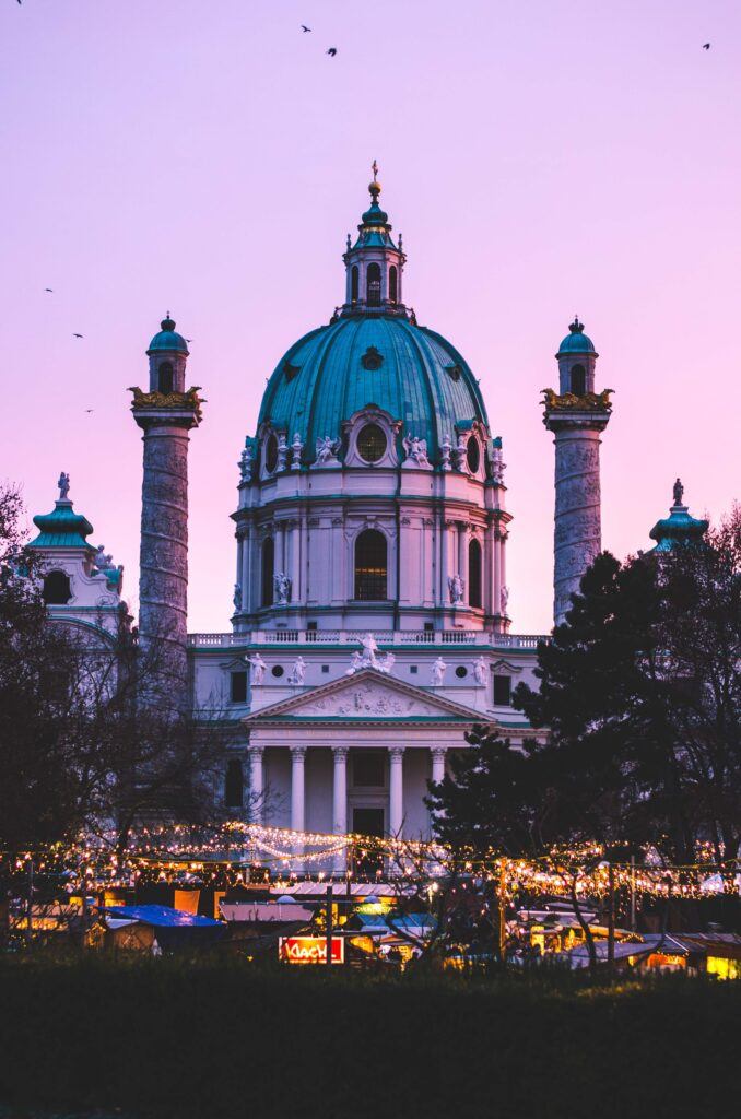 Vienna in the winter