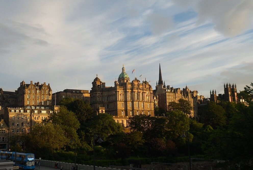 Edinburgh Scotland, one of the best places in Europe to visit in November