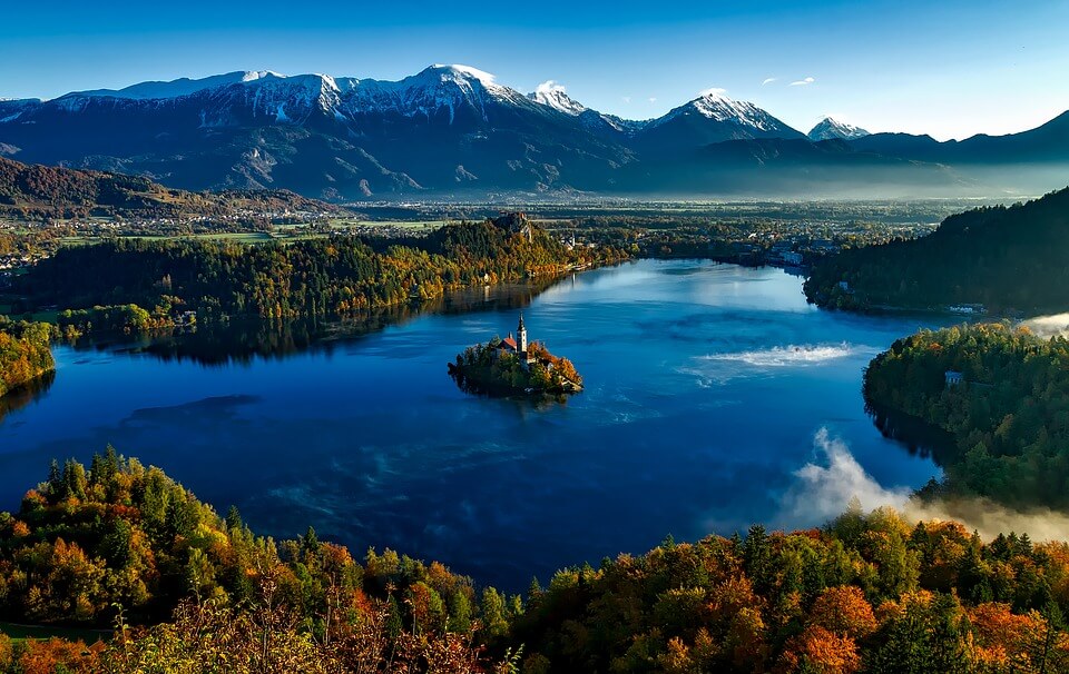 Lake bled in Slovenia