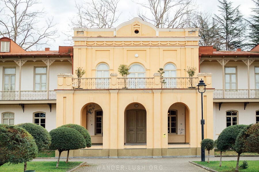 The restored Niko Dadiani Palace in Zugdidi.