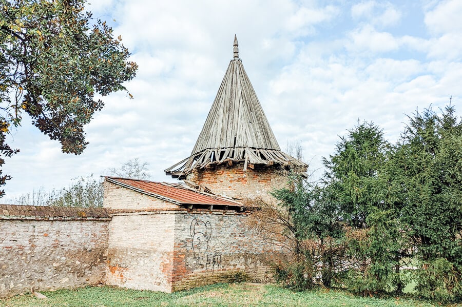 A watchtower at the back of Dadiani Palace in Zugdidi.