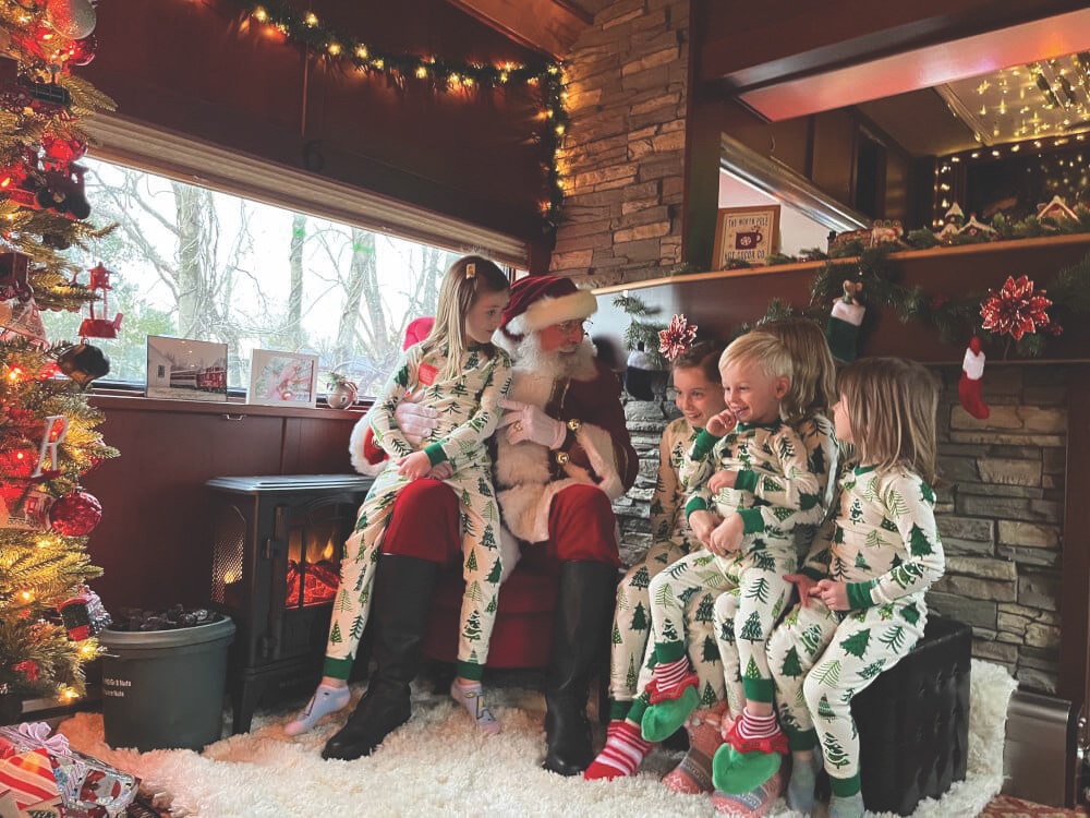 Santa at the Virginia Scenic Railway