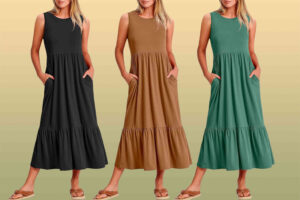 This Comfy, Wrinkle-Free Amazon Dress With Pockets Is Perfect for Year-round Travel — and It’s on Sale