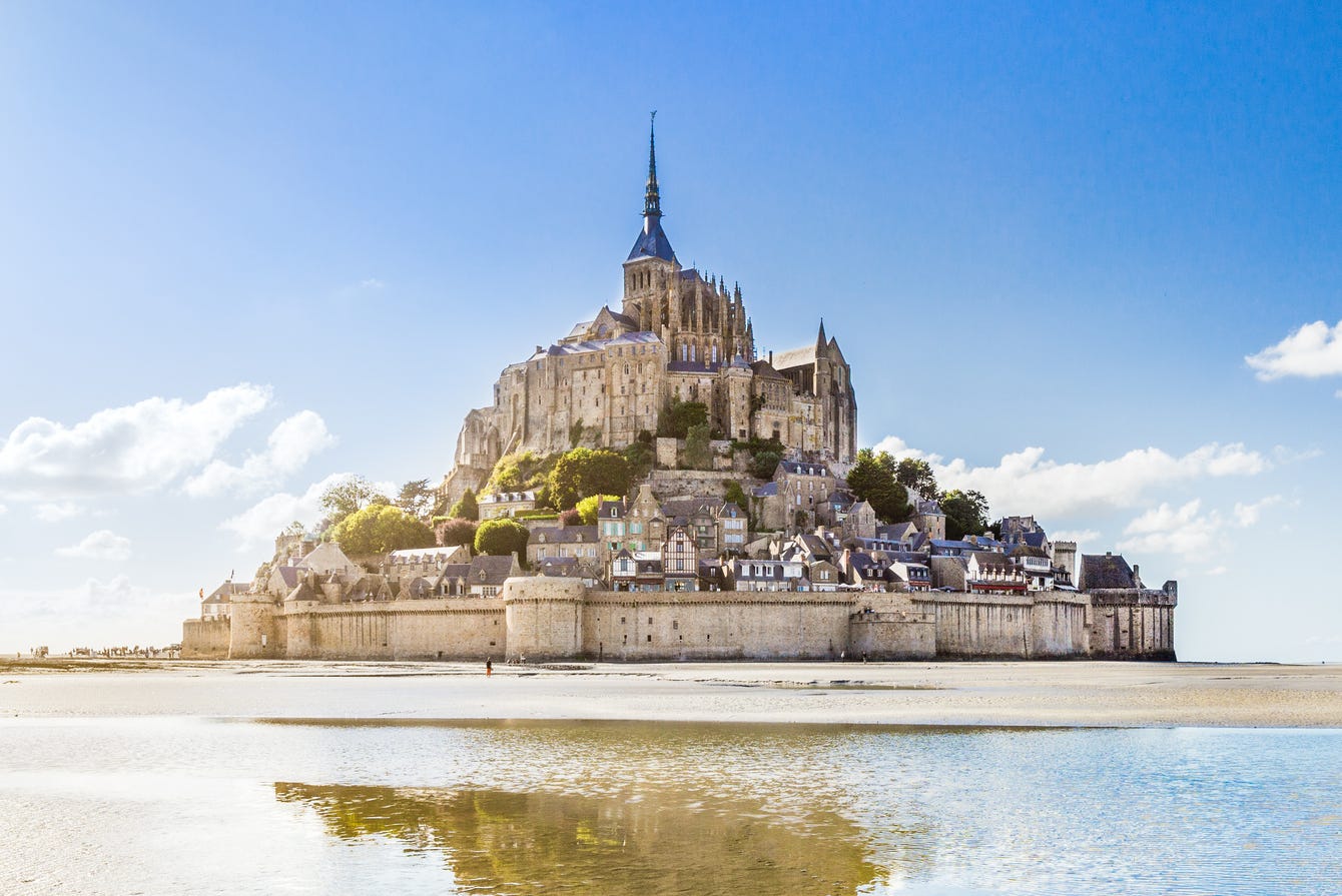 mont saint michel, normandy, france