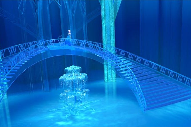 elsa's ice castle