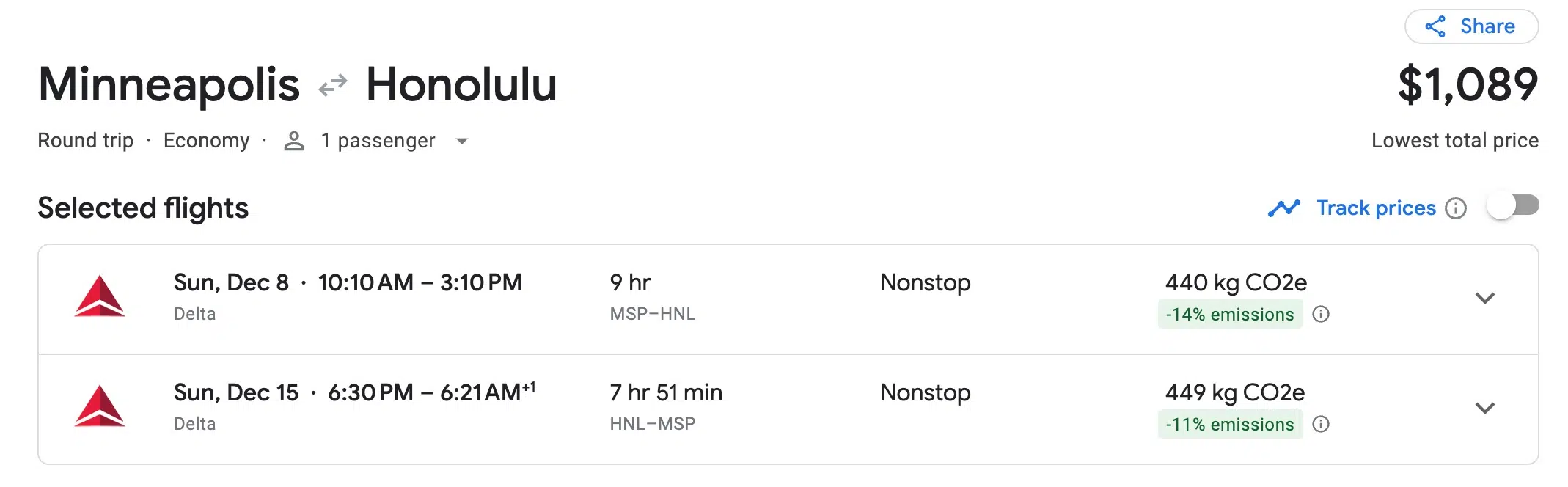 MSP HNL Google Flights