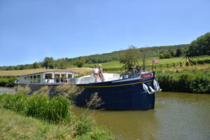 A canal boat through French wine country is the ultimate in slow travel