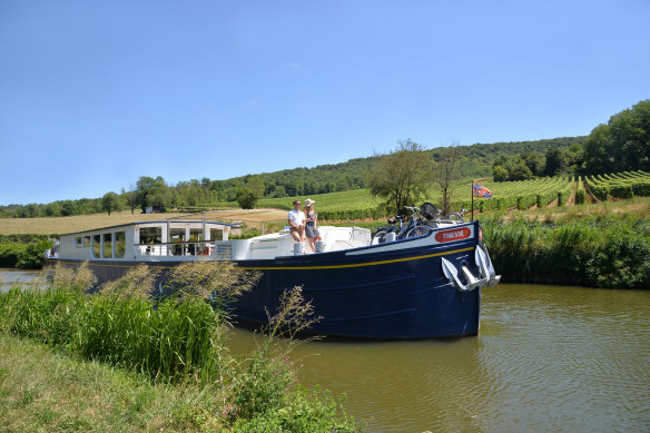 A canal boat through French wine country is the ultimate in slow travel