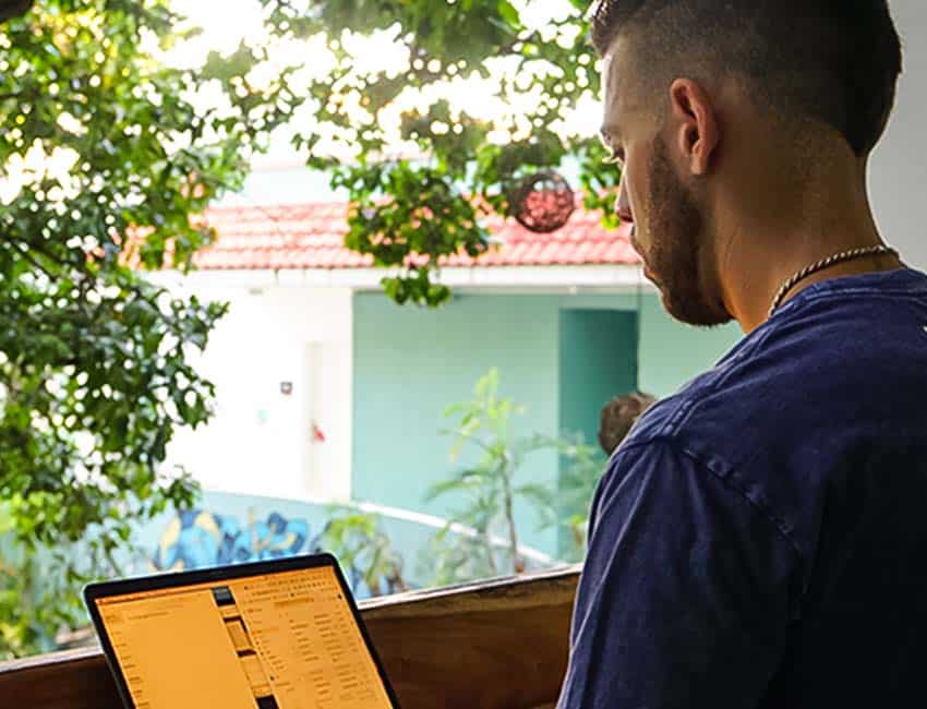 digital nomad in Playa del Carmen