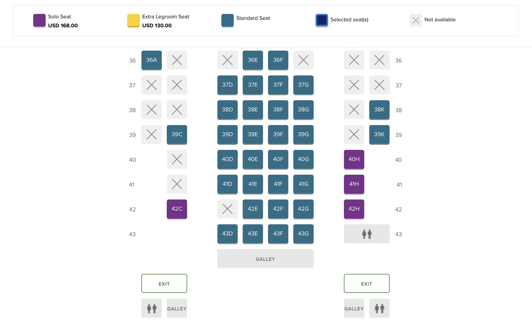 seat map 