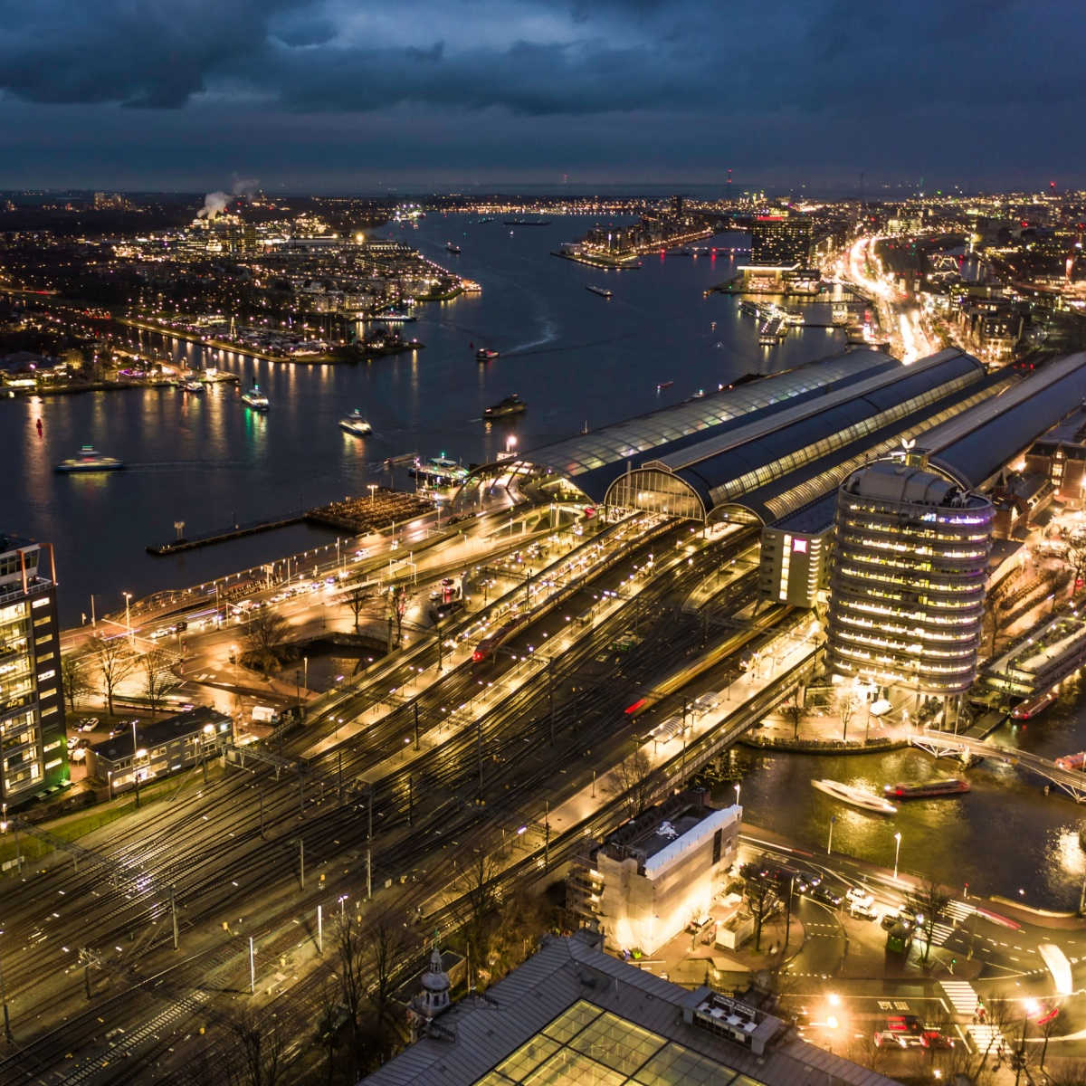Amsterdam Central Train Station