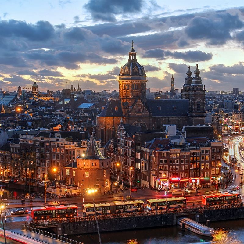 amsterdam city view