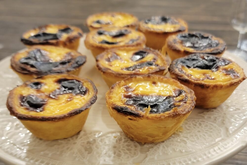 Pastel de Nata from traveler's baking class.