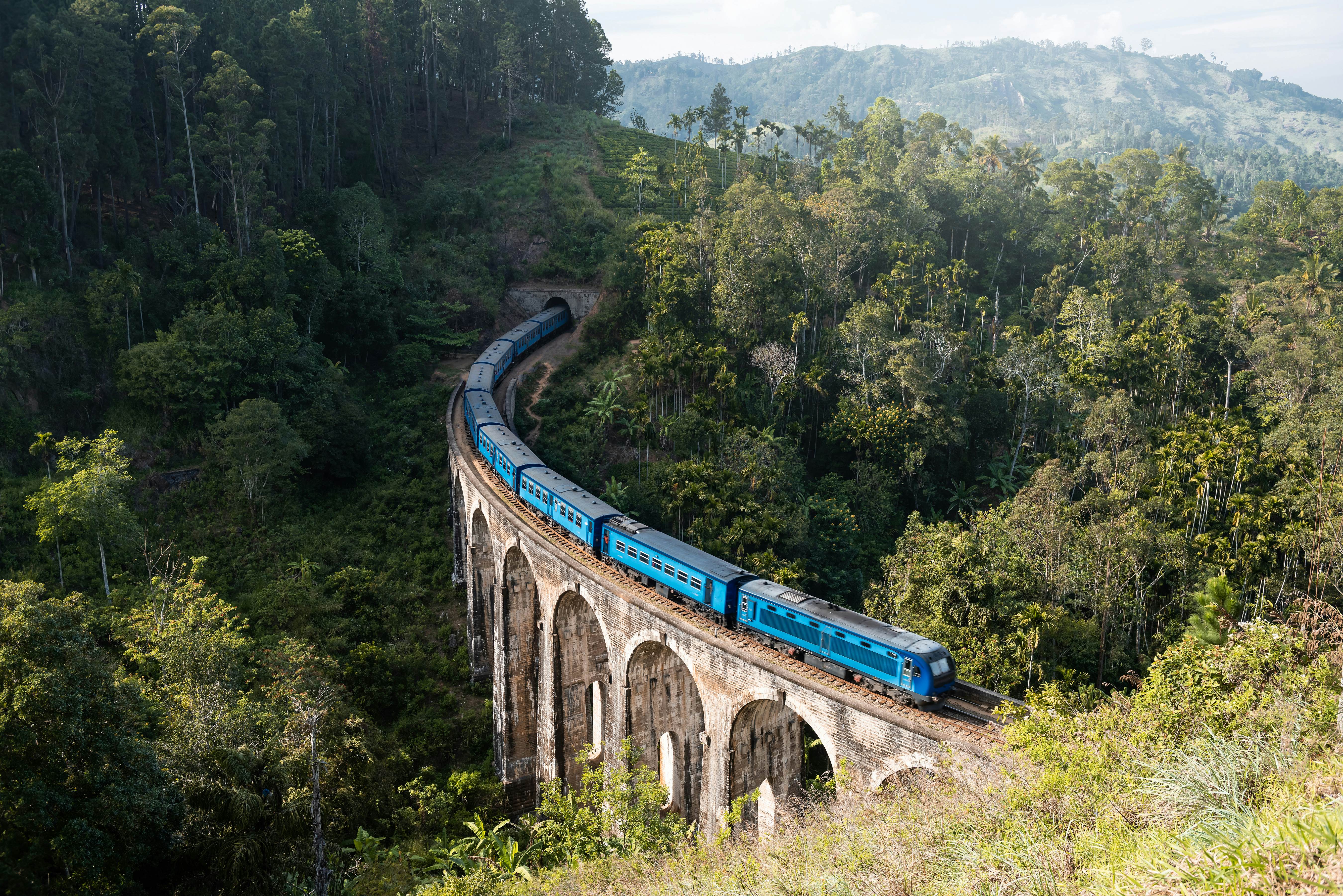 Famous Nine arch bridge in Ella, Demodara, Sri Lanka