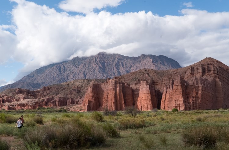 Dramatic rock formations in Quebrada de las Conchas, in the Argentine province of Salta.