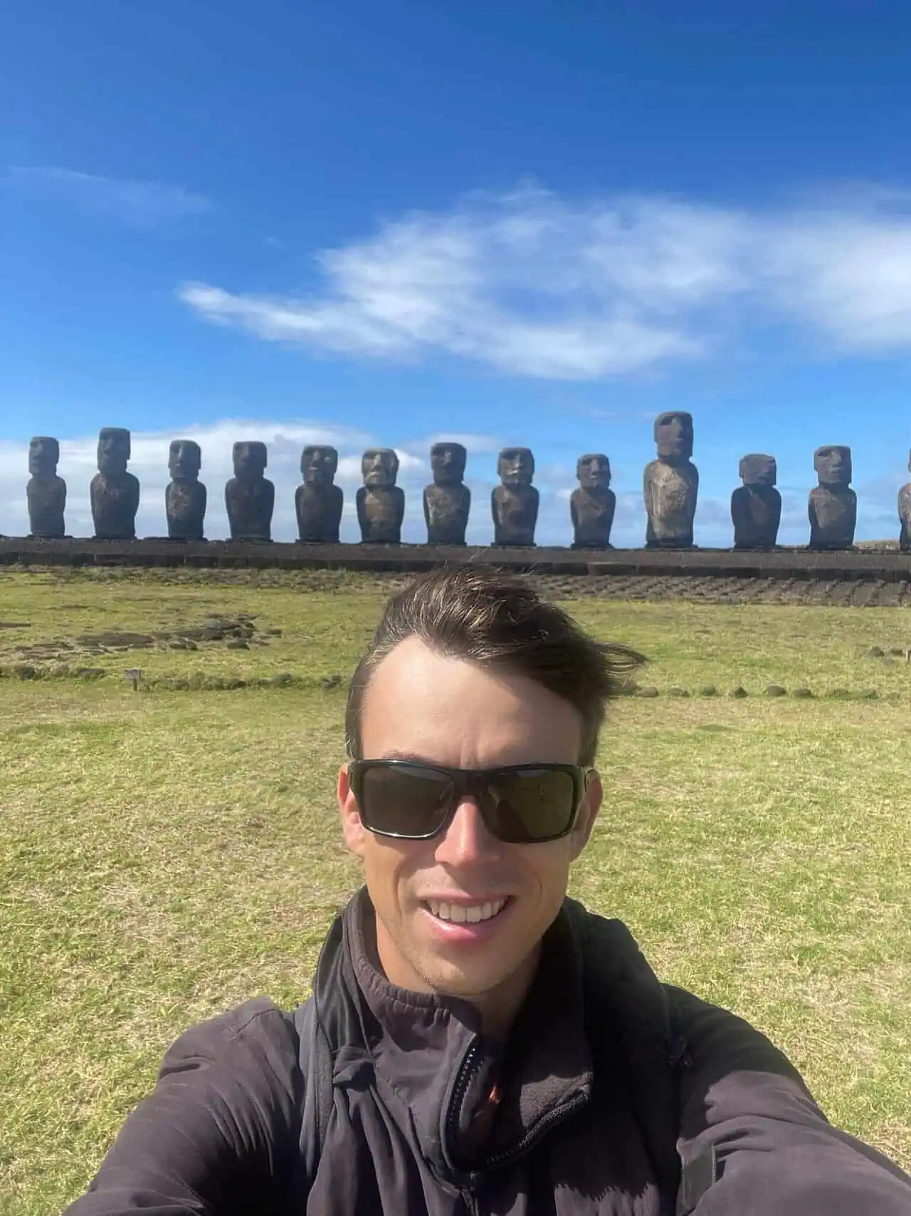 Alex on Easter Island