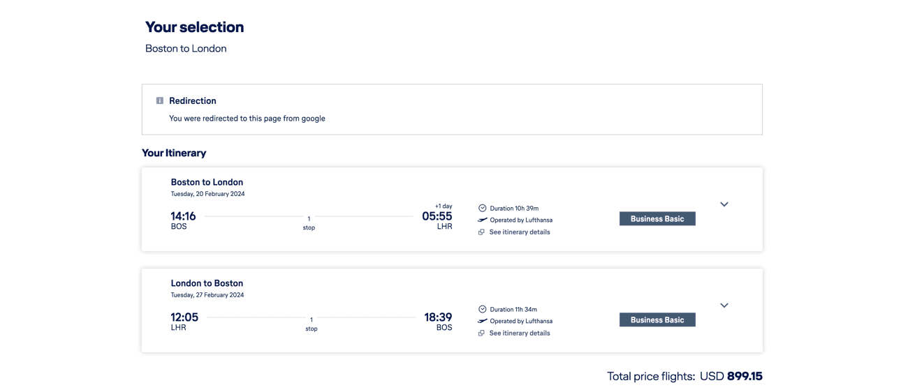 united business class mistake fare for $899 roundtrip