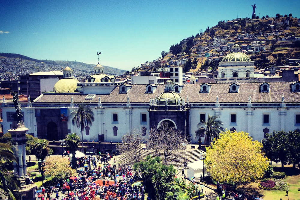 Quito plaza, Ecuador