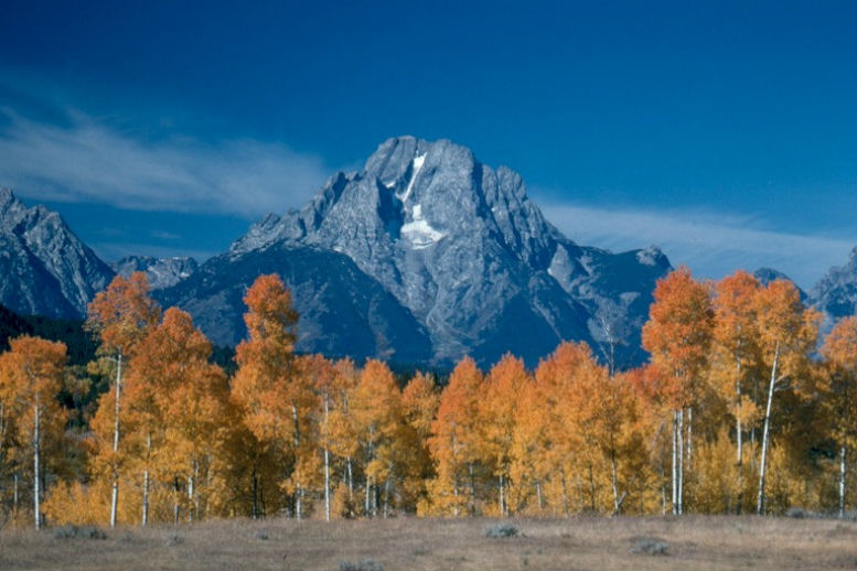 Grand Teton National Park in fall, Wyoming.