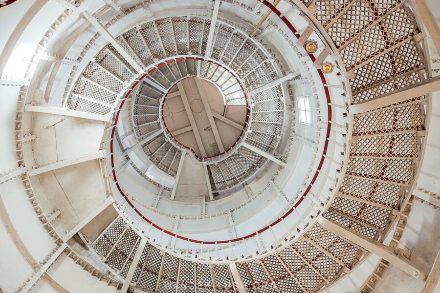 Stairway at Poti Lighthouse.