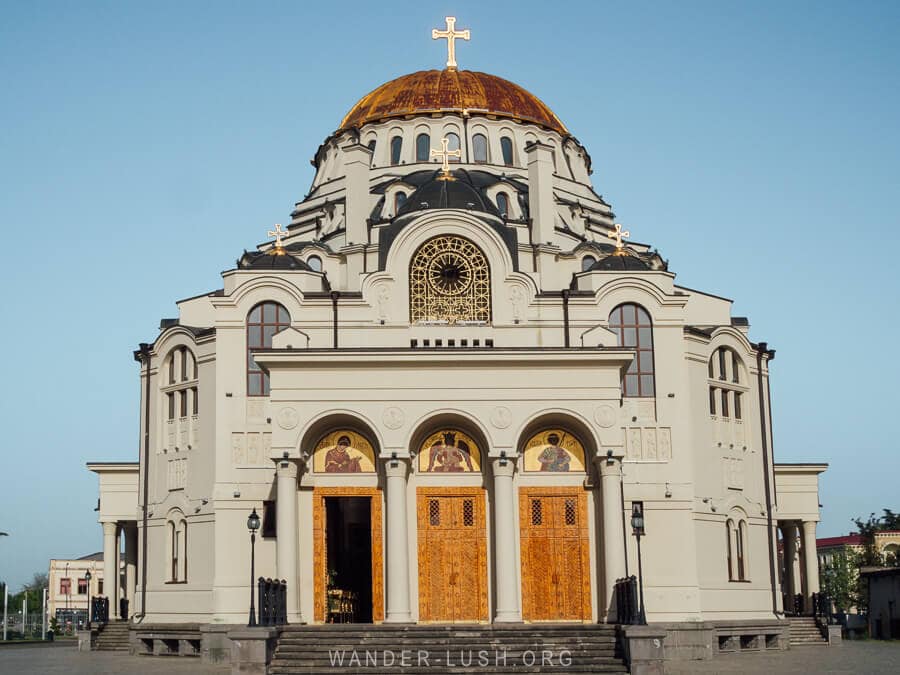 Poti St Virgin Cathedral, a neo-Byzantine cathedral in Georgia.