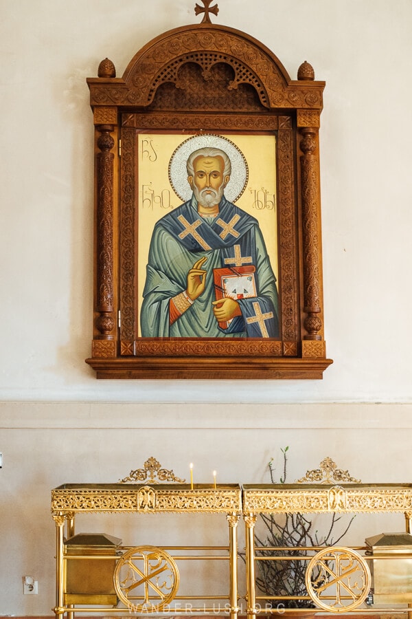 An icon inside Poti Cathedral.