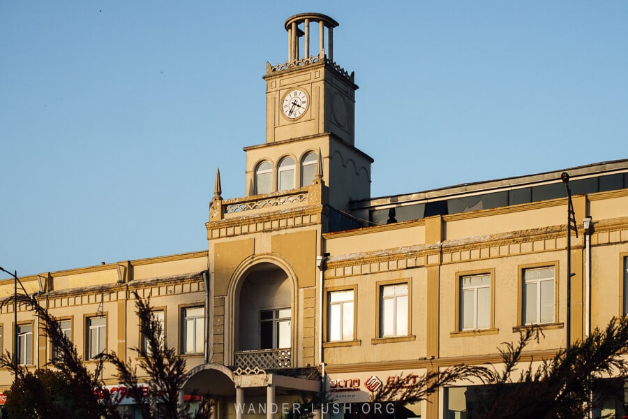 A classical heritage building in Poti, Georgia.