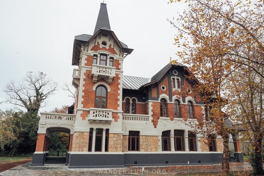 A restored heritage building in Poti, Georgia.