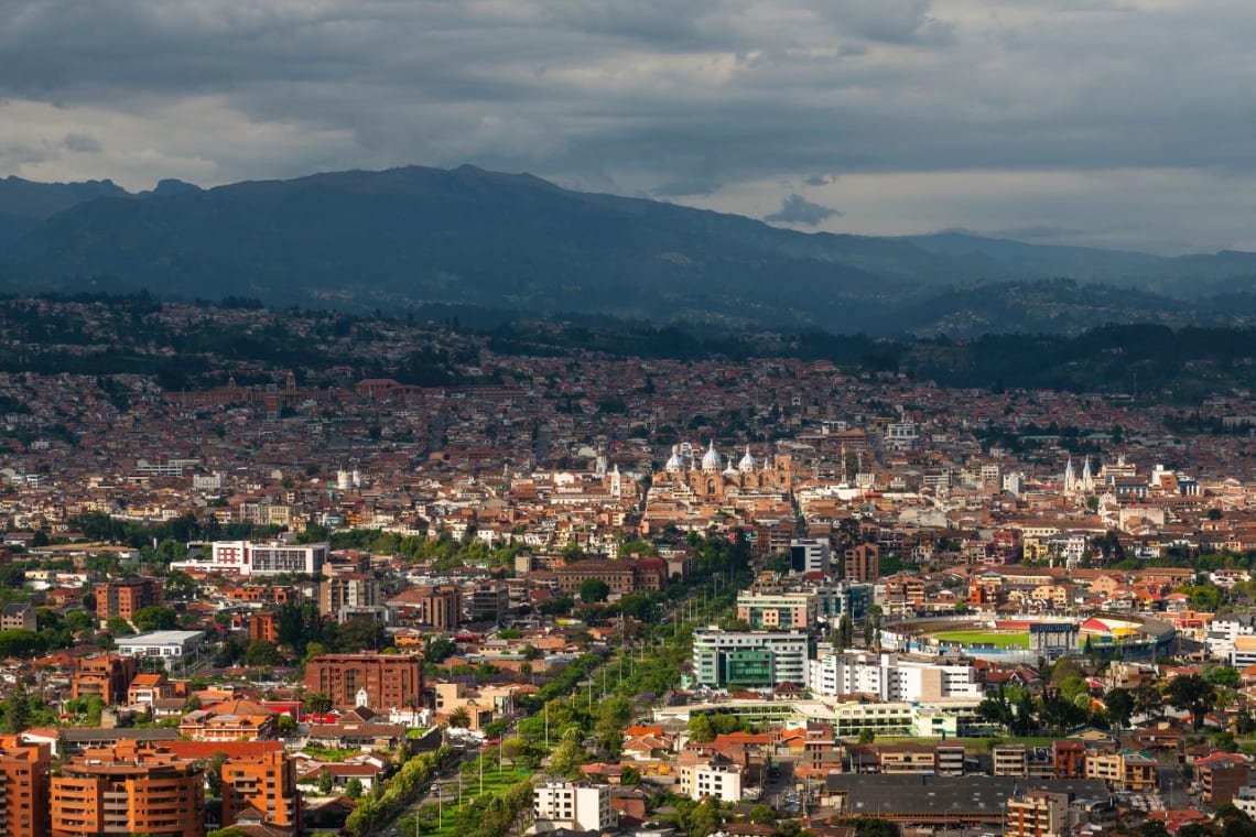 Spanish-speaking cities: downtown Cuenca 