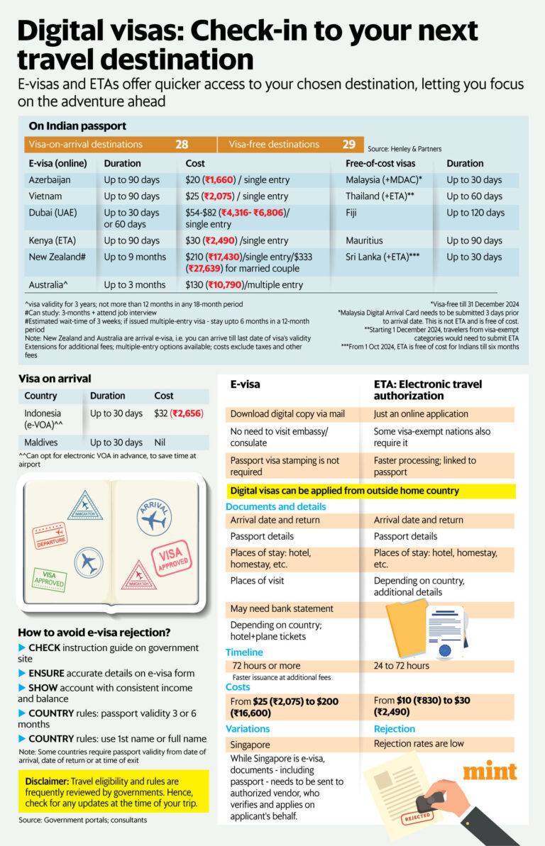 A complete guide to digital visas: Streamline your international travel | Mint - Mint