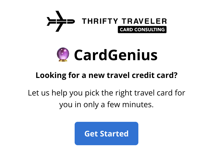 Thrifty Traveler CardGenius