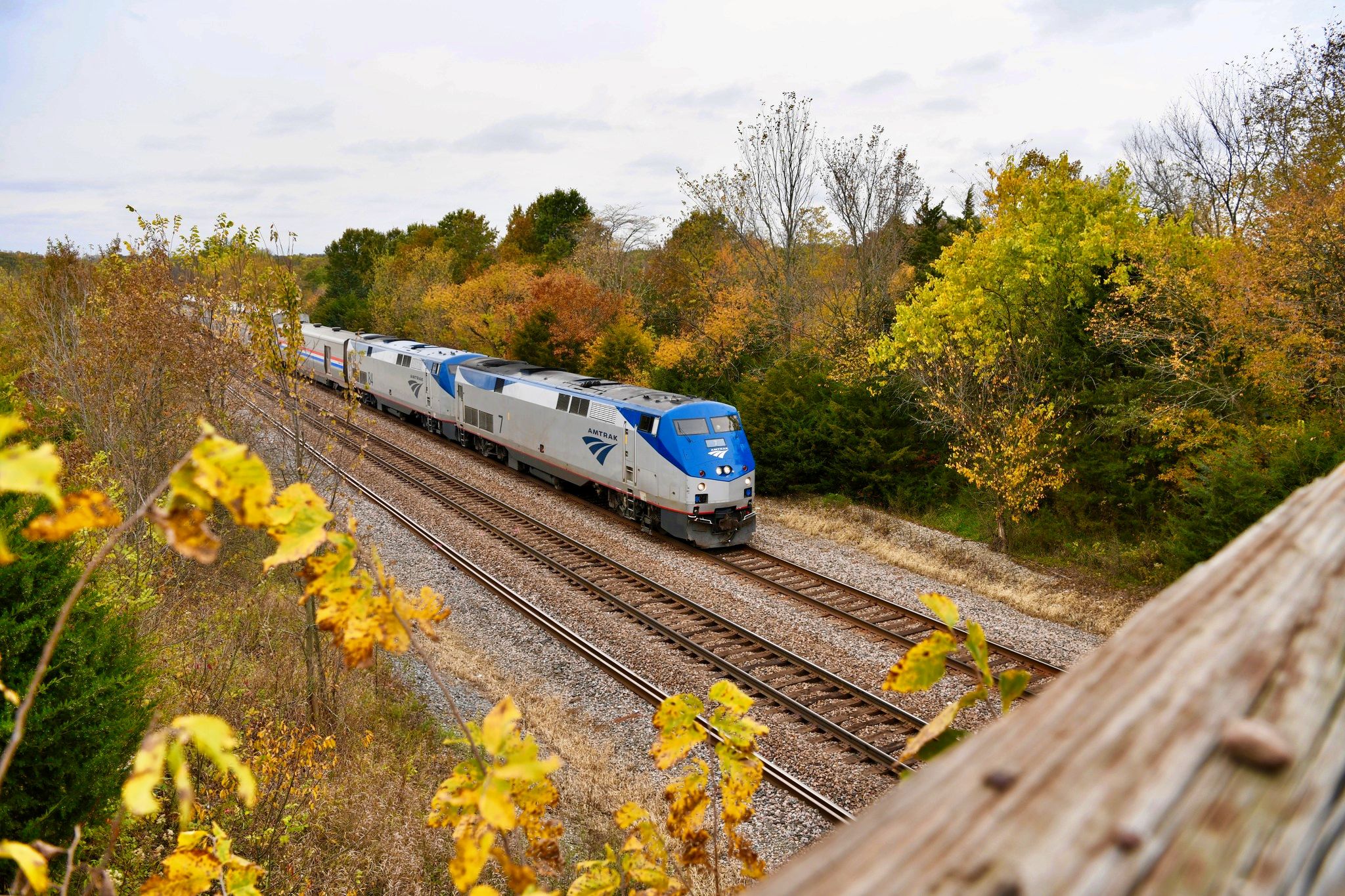 Amtrak fall foliage train ride