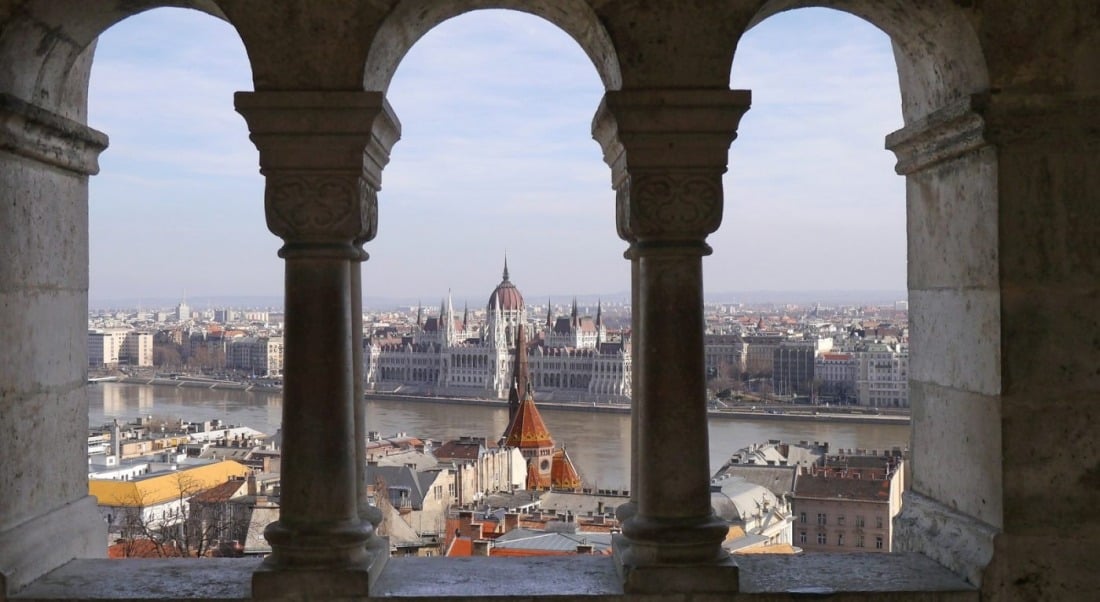 Parliment view of Budapest 