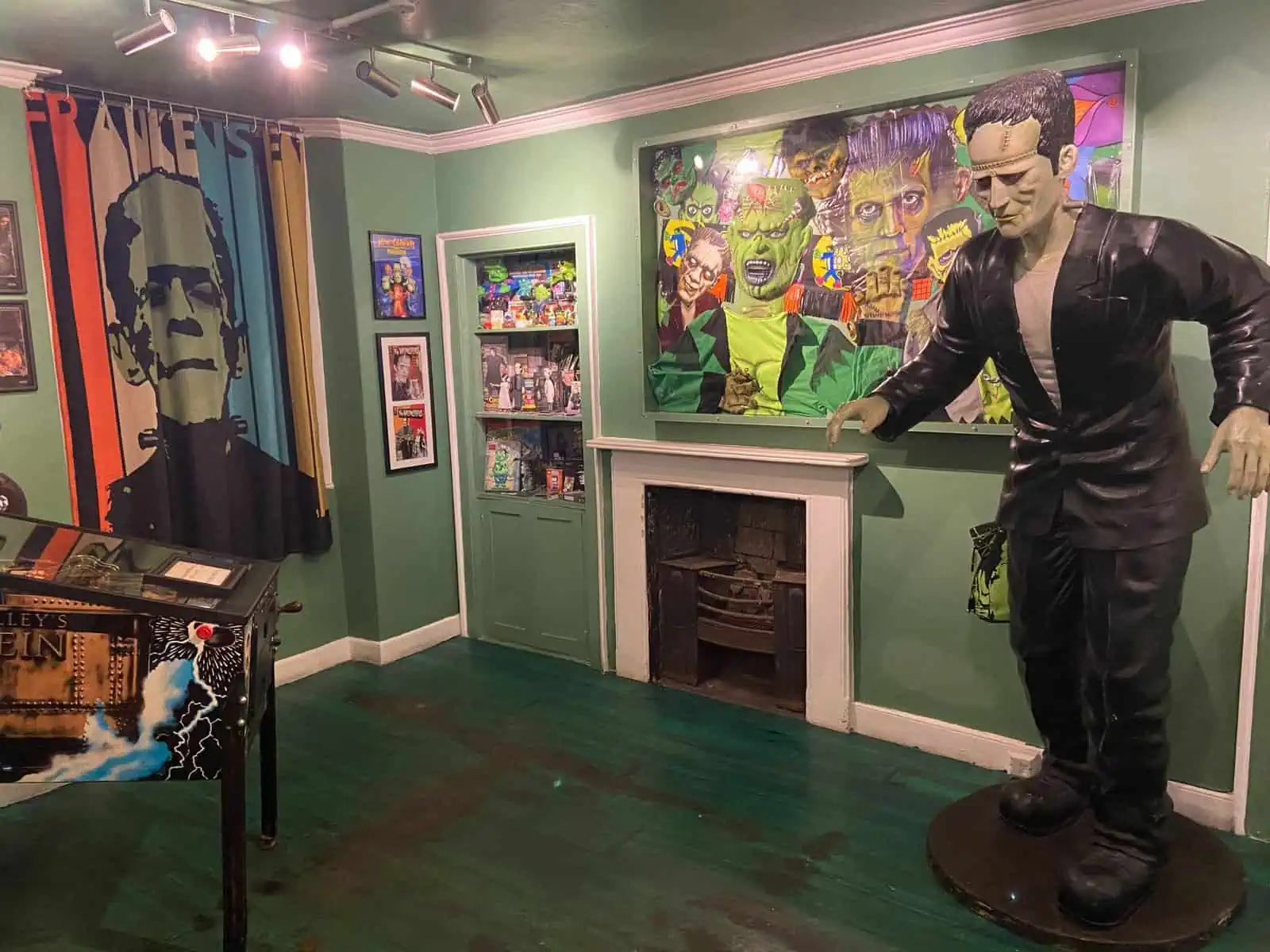 Frankenstein in pop culture at Mary Shelley's House of Frankenstein in Bath, England