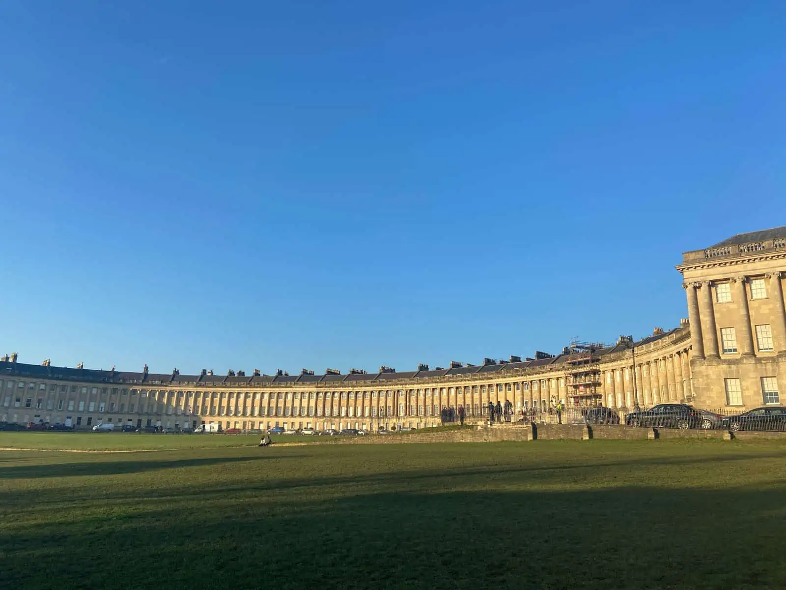 The Royal Crescent in Bath, England