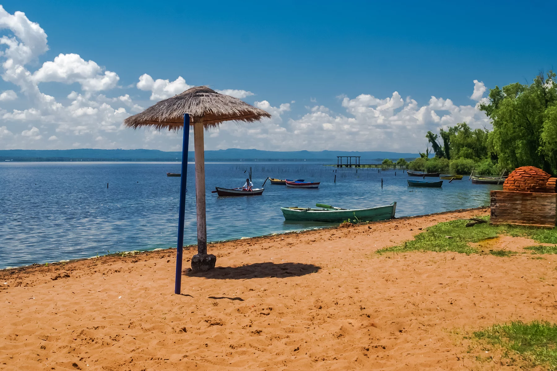 Beach in Itaugua, Paraguay