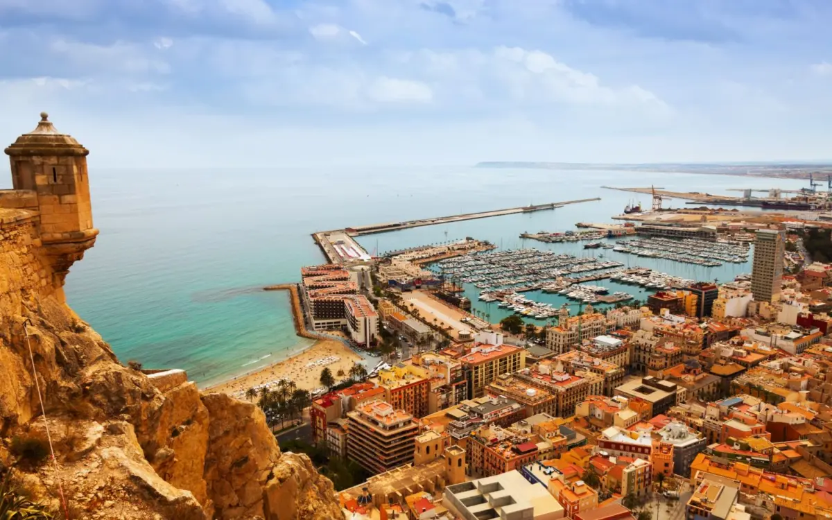 Alicante, Spain. View from its castle