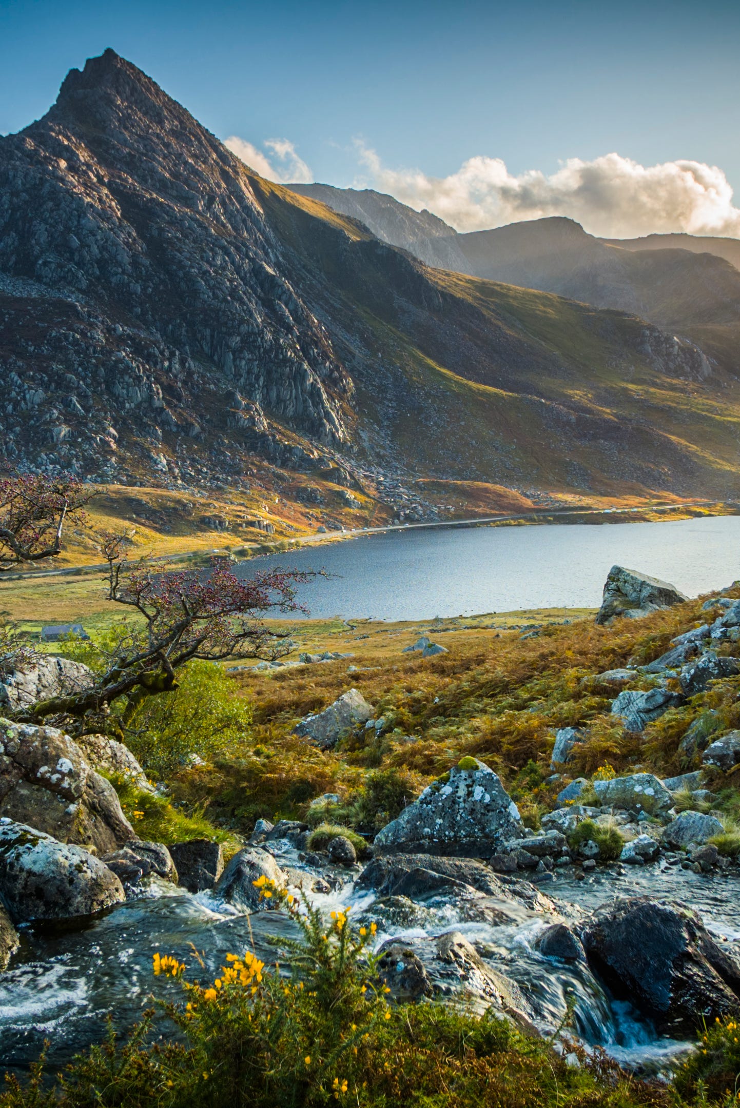 snowdonia national park in wales, uk