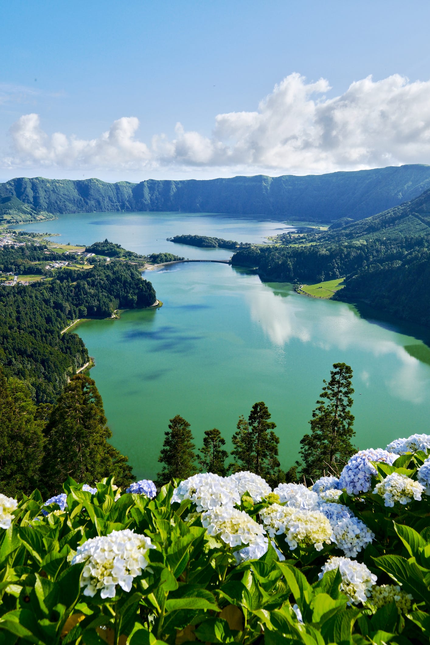 picturesque paradise of sete cidades in azores, sao miguel