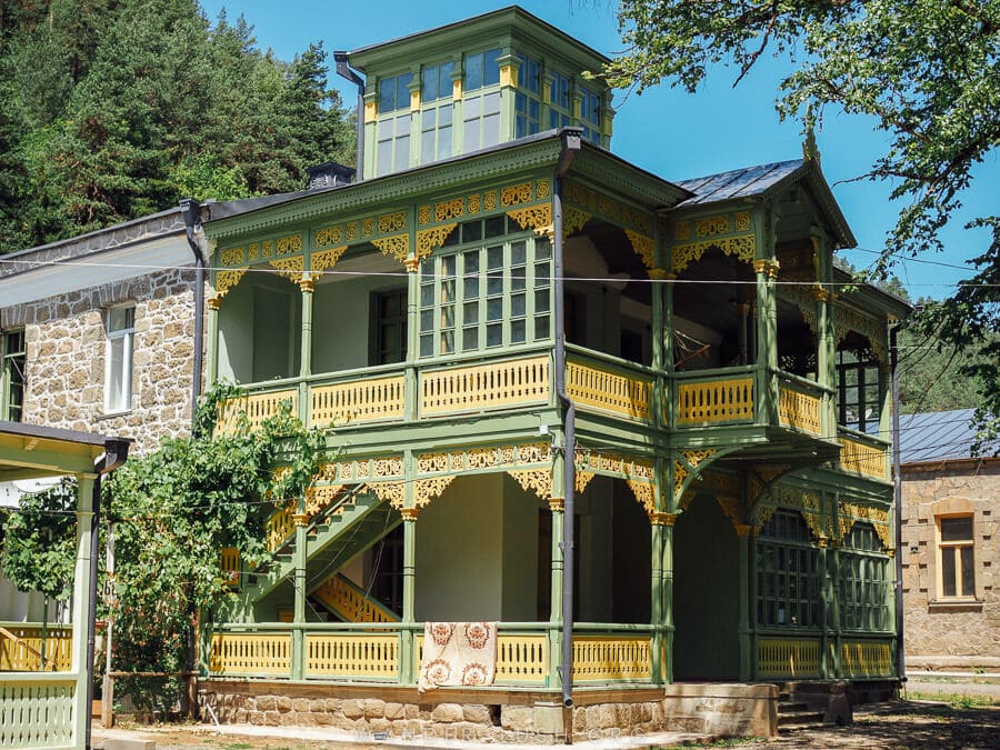 A beautiful heritage house in Abastumani, Georgia.