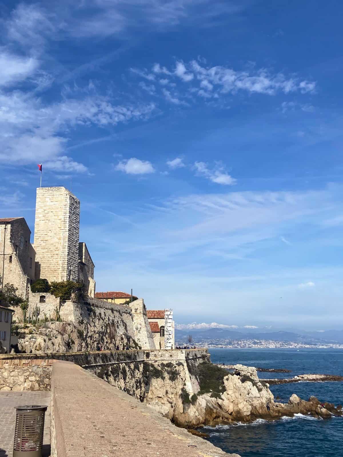 Coastal view of Antibes, France