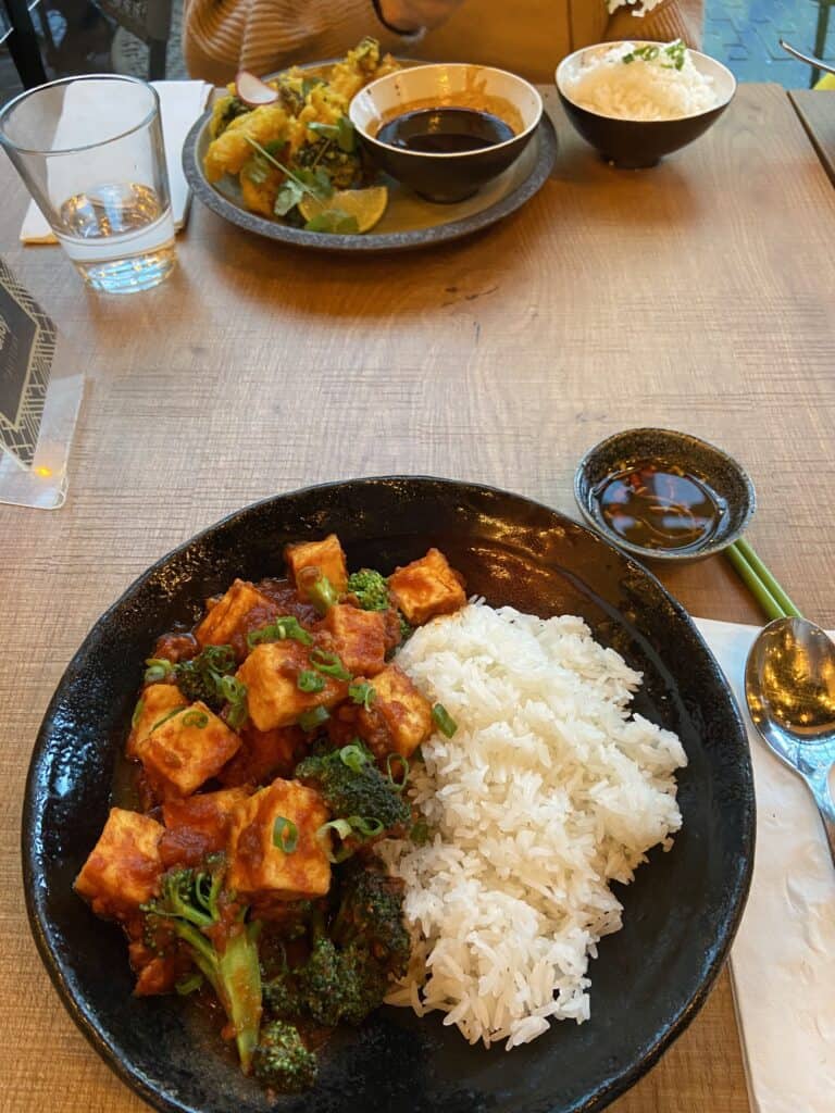 Where to Eat in Yaletown, Vancouver 21 Curry and tempura from Do Chay, vietnamese vegetarian restaurant in vancouver