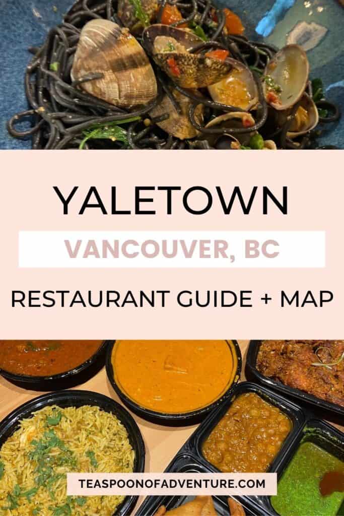 Where to Eat in Yaletown, Vancouver 4 Where to eat in Yaletown, Vancouver? Check out the best restaurants in Vancouver in the Yaletown neighbourhood. From seafood and pasta to curry and pizza, this foodie area of the city has it all! #vancouver #foodie #yaletown #restaurant #restaurantguide #seafood #pizza #pasta #travel #bc #canada