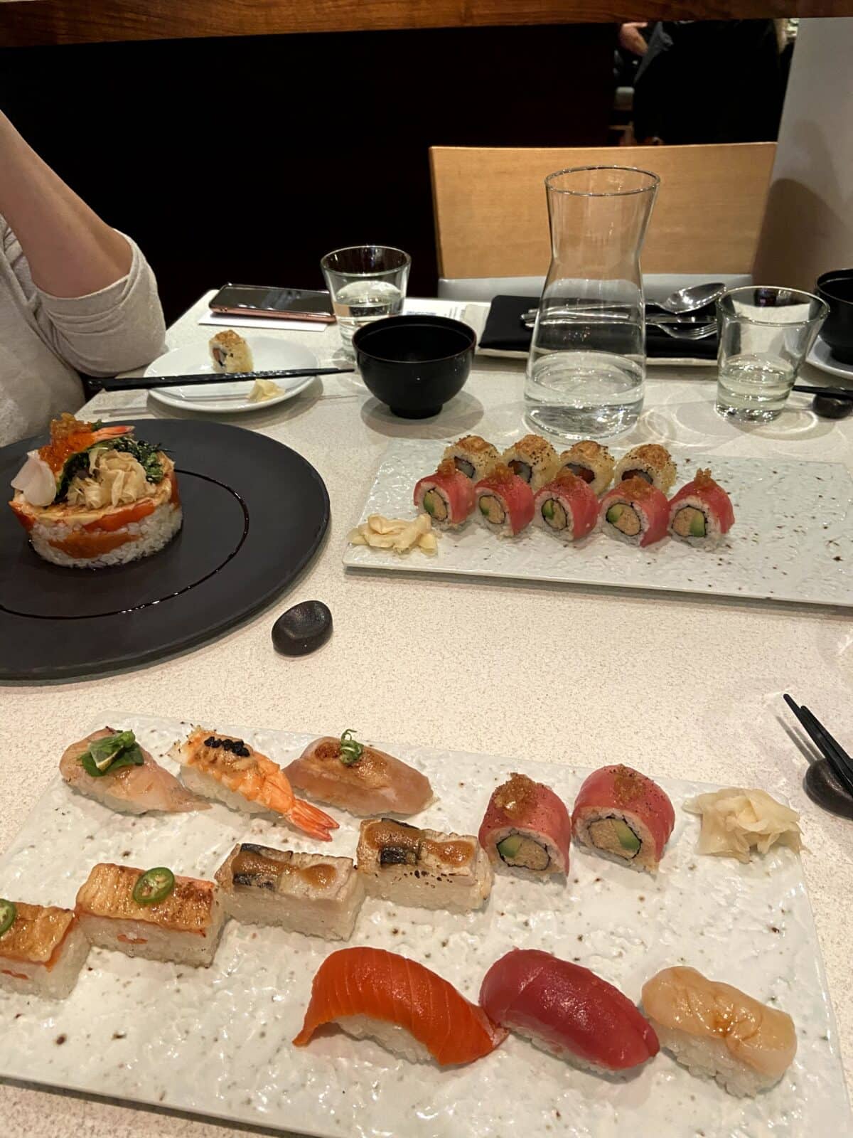Where to Eat in Yaletown, Vancouver 28 Nigiri and oshi sushi from Minami Yaletown restaurant