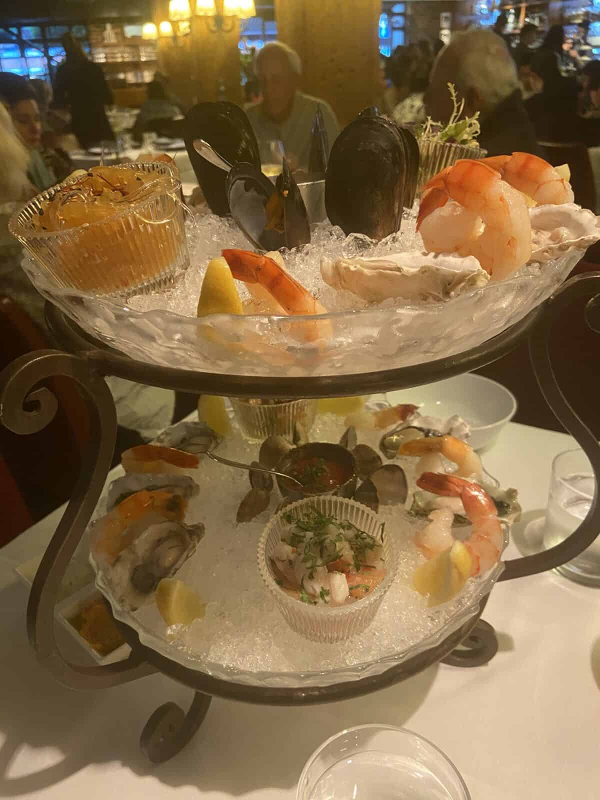 Where to Eat in Yaletown, Vancouver 30 Seafood tower from Blue Water Cafe in Yaletown, Vancouver