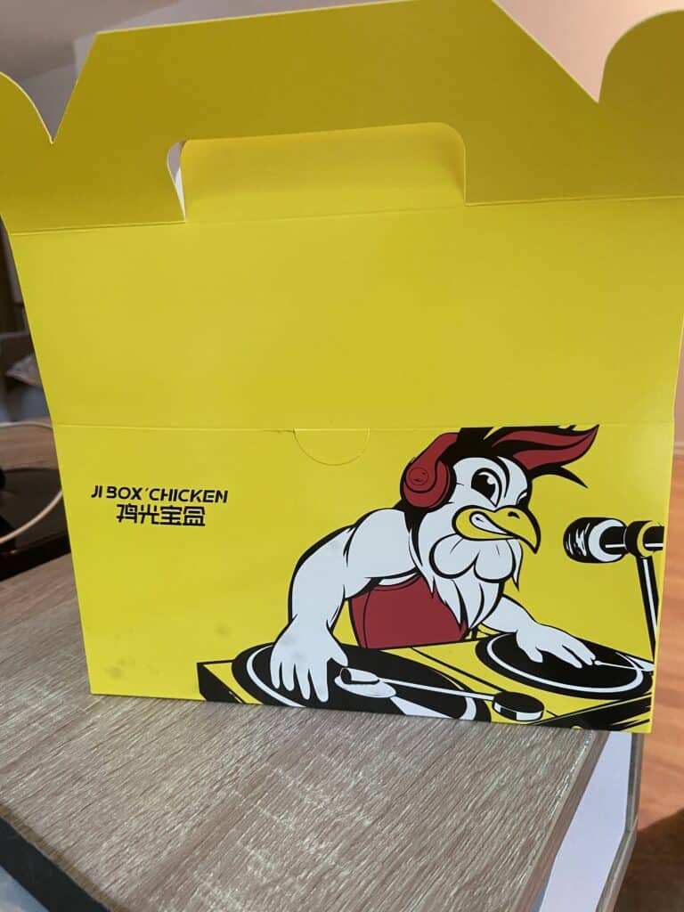 Where to Eat in Yaletown, Vancouver 6 Yellow takeout box from Kurotaki Chabann in Yaletown