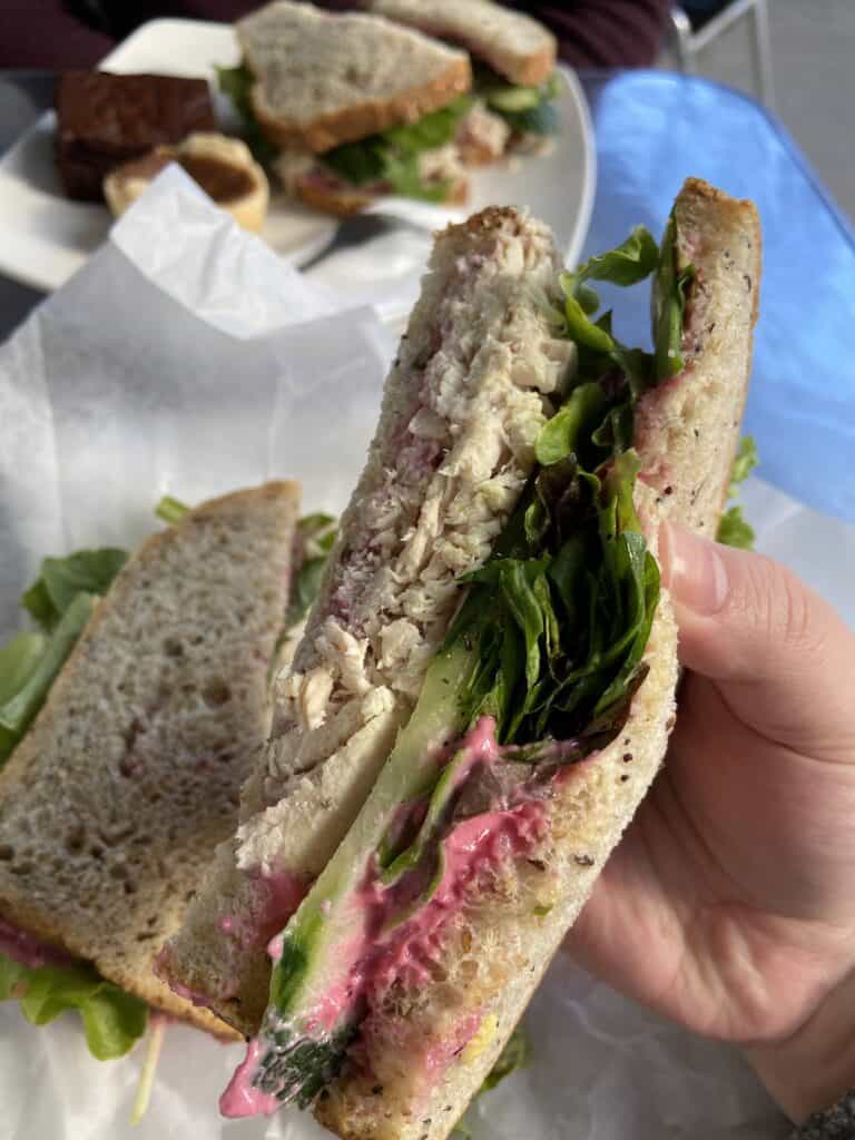 Where to Eat in Yaletown, Vancouver 10 turkey sandwich from Tartine