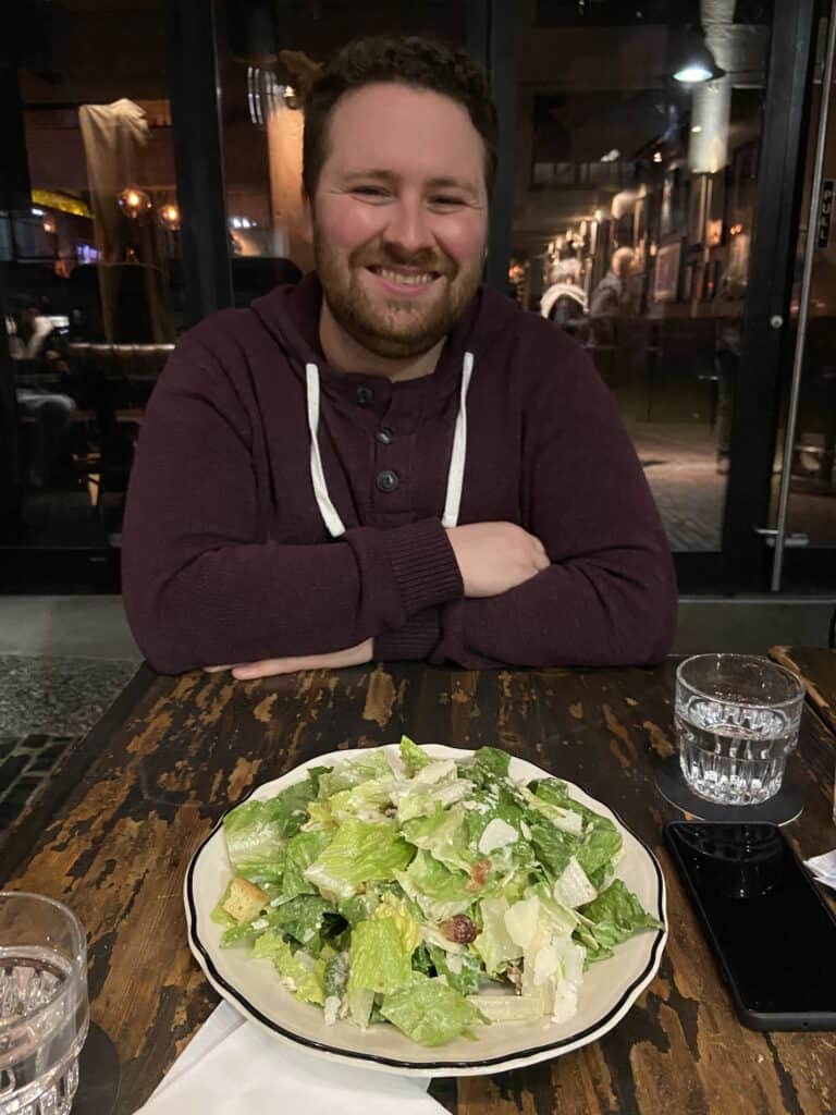 Where to Eat in Yaletown, Vancouver 12 caesar salad from The Parlour, where to eat in yaletown, vancouver