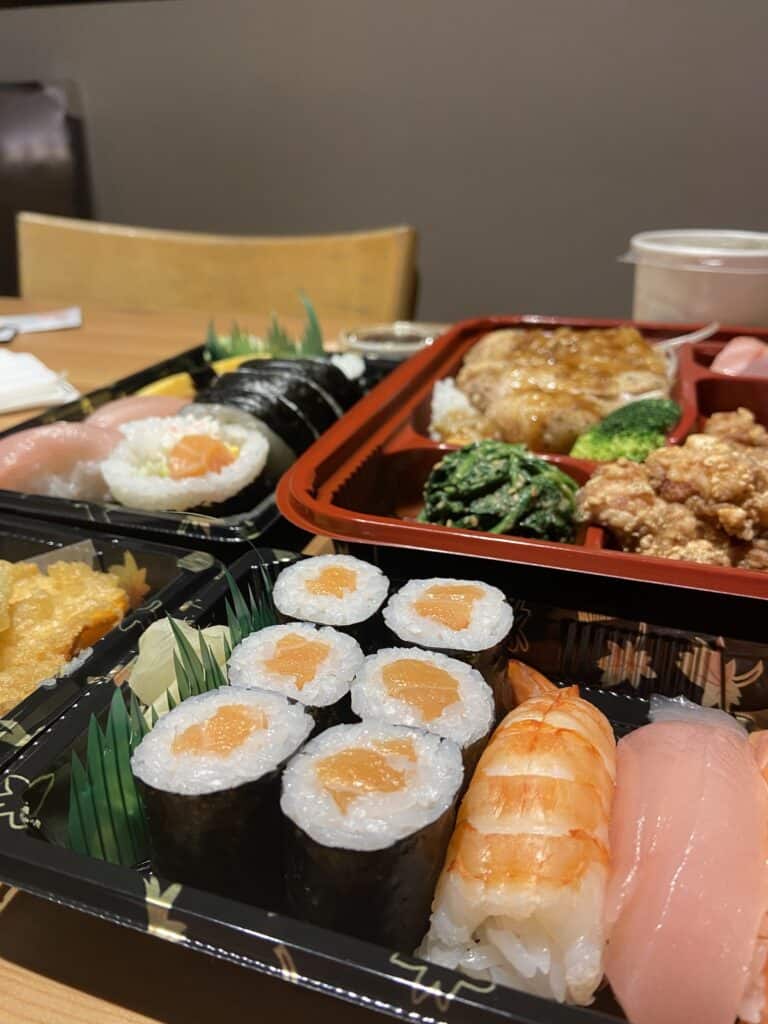 Where to Eat in Yaletown, Vancouver 15 Salmon roll and nigiri from Ki Isu Sushi in Yaletown, Vancouver